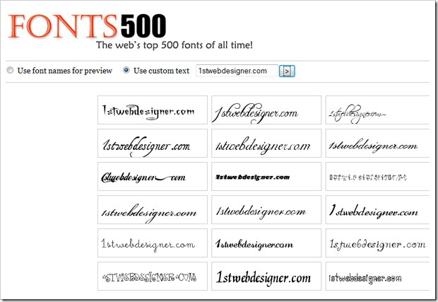 fonts500