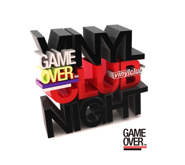 game over logo. game-over