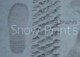snow-print
