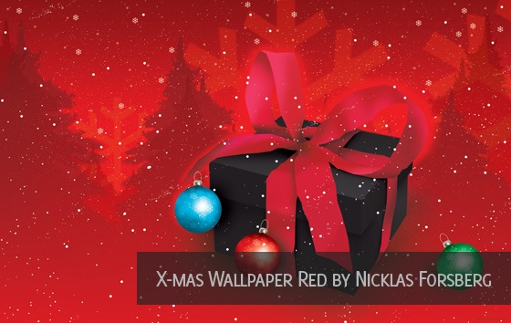 wallpapers red. X-mas Wallpaper Red by Nicklas