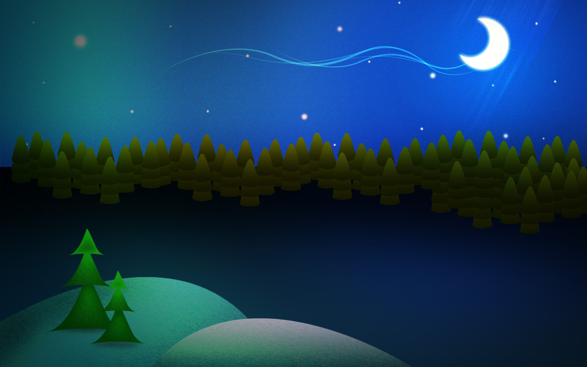Night Before Christmas : Photoshop Tutorial And WallPaper