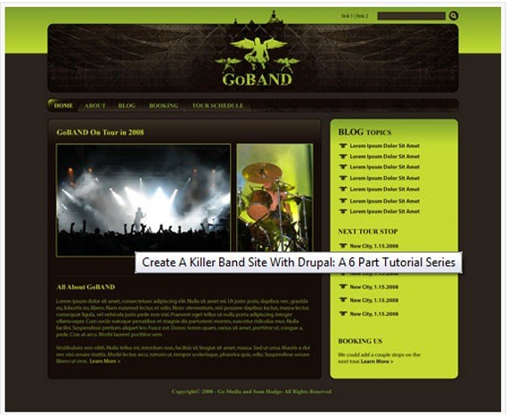band-site-and-drupal-tutorial