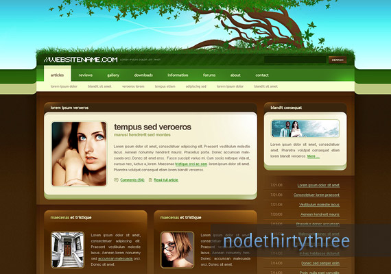 green-brown-web-design-inspiration
