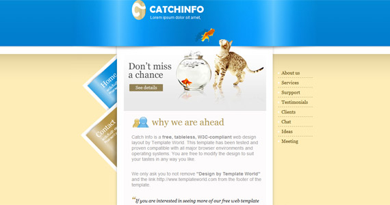 catchinfo-css-xhtml-template