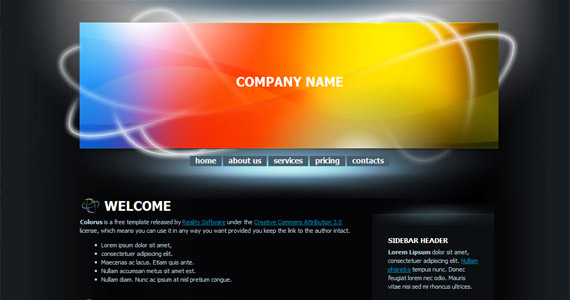 colorus-xhtml-css-template