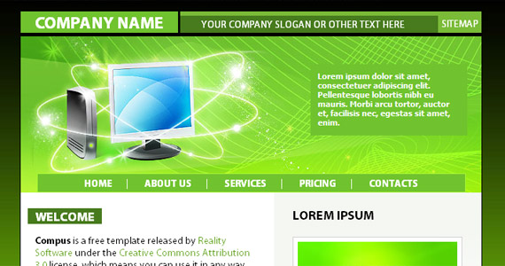 compus-xhtml-css-template