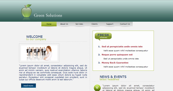 green-apple-solutions-xhtml-css-template