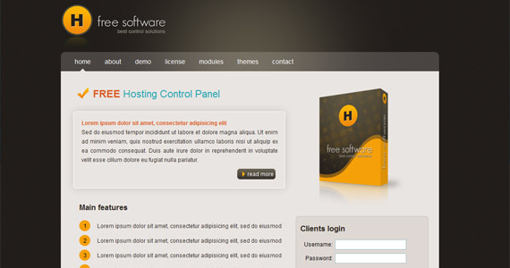 h-software-xhtml-css-template