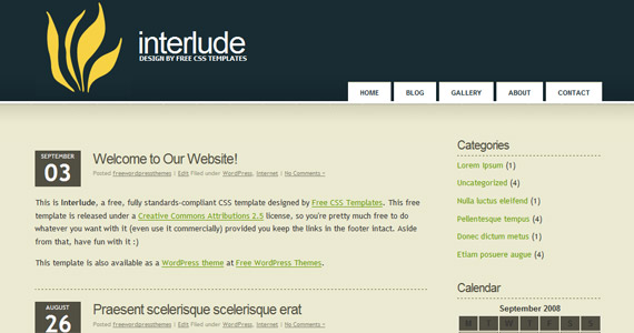interlude-xhtml-css-template