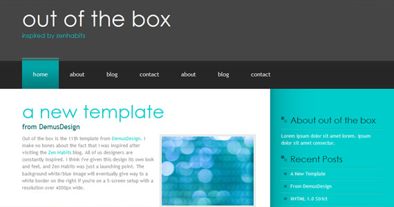 out-of-box-xhtml-css-template