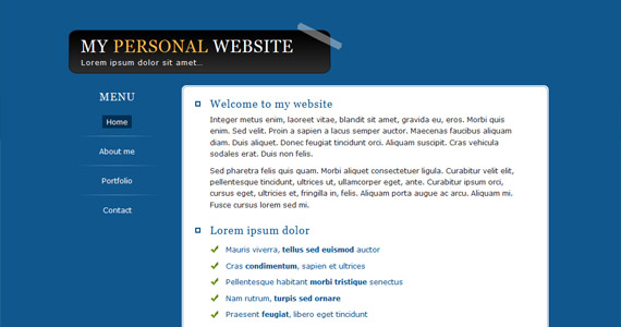 personal-website-xhtml-css-template