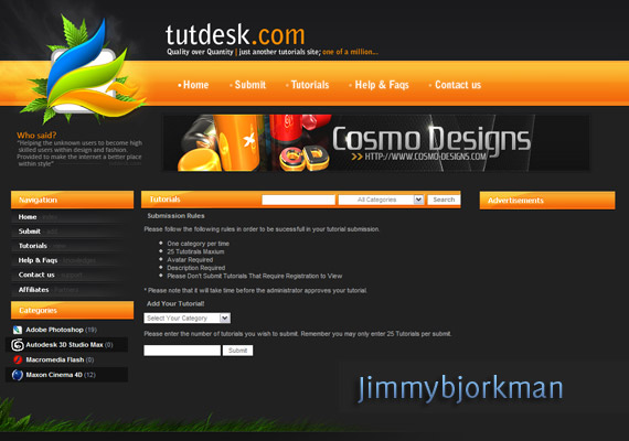 Tutdesk com-inspiration
