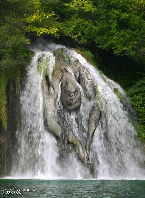 waterfall-photomanipulation