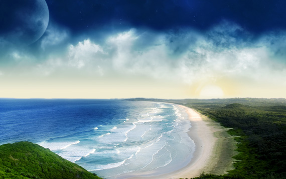 Coastal Sunset desktop-