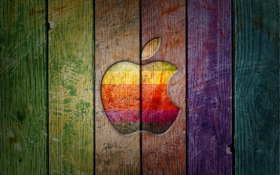 Apple Wallpaper 2 colourful