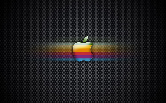 apple wallpapers. exagon-rainbow-apple-wallpaper