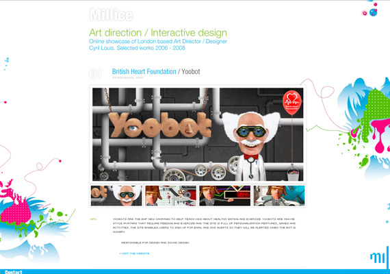 millice-creative-flash-webdesign-inspiration