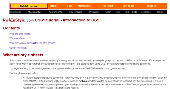 rich-in-style-css-tutorial-web-site-learning