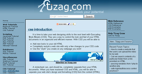 ti-zag-css-tutorial-web-site-learning