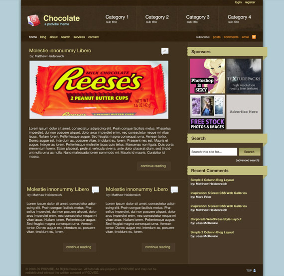 chocolate-photoshop-web-layout-tutorial