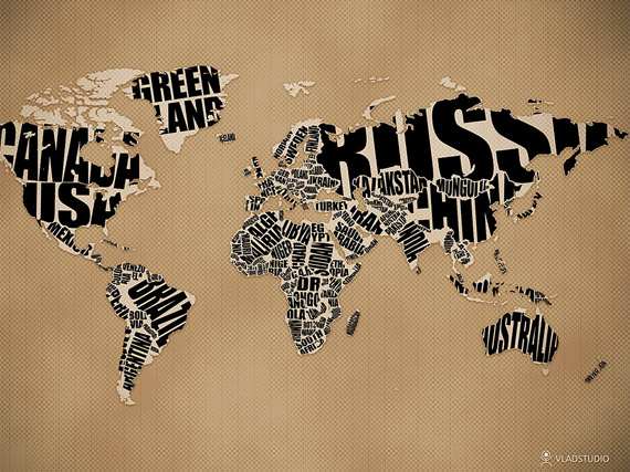 world map wallpaper desktop. typographic-world-map-high-res