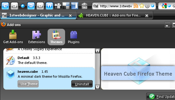 heaven-cube-free-popular-firefox-3-5-theme