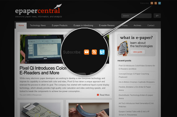 e-paper-central-rss-icon-inspiration-website