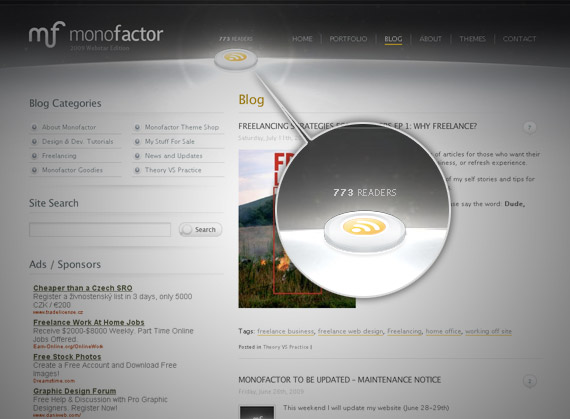 monofactor-rss-icon-inspiration-website