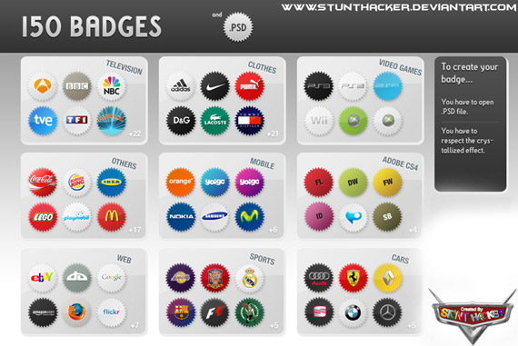 150-badges-webdesign-psd-free-buttons-icons