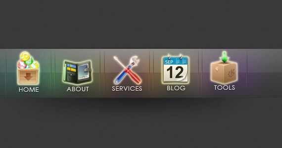 navigation-glass-webdesign-psd-free-buttons-icons
