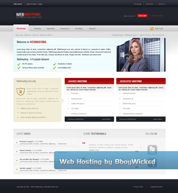 hosting-web-design-interface-inspiration