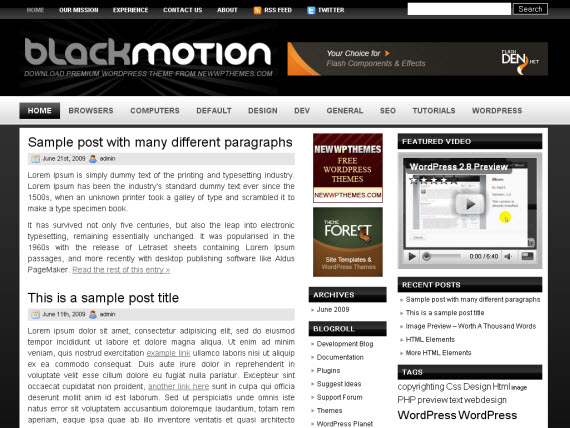black-motion-free-premium-wordpress-theme