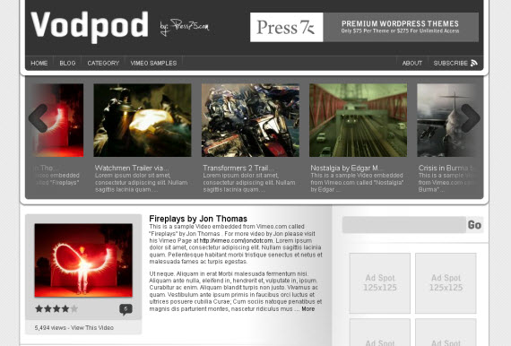 vodpod-free-premium-wordpress-theme