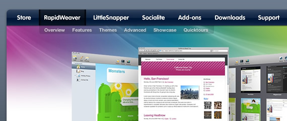 Mac-software-css-navigation-inspiring-webdesign