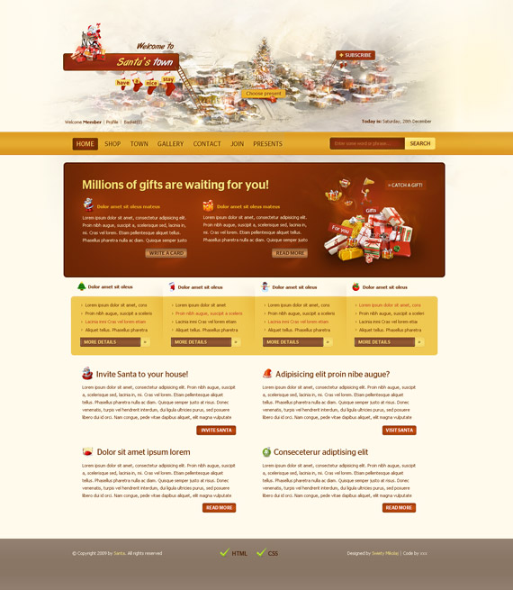 Santa-town-web-design-interface-inspiration-deviantart