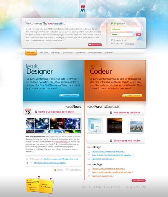 Web-meeting-web-design-interface-inspiration-deviantart