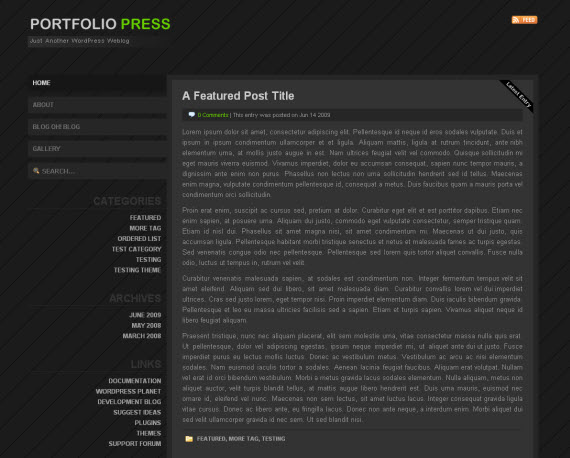 Portfolio-press-free-portfolio-wordpress-themes