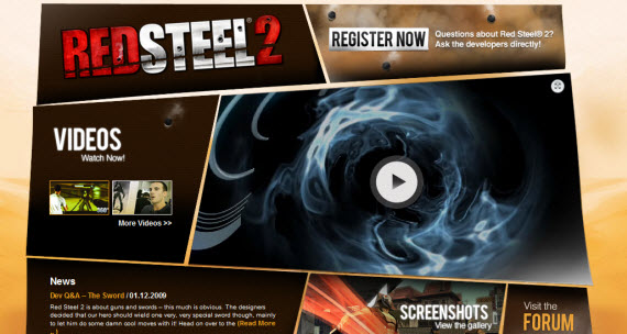 red-steel-2-showcase-of-best-inspiring-gaming-websites