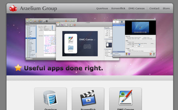 Araelium-group-apple-inspired-website-designs