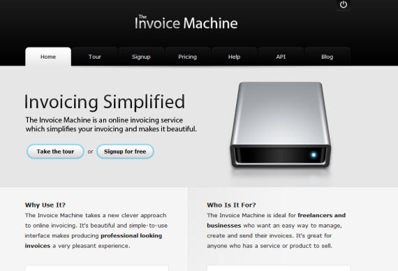 Invoice-machinge-apple-inspired-website-designs
