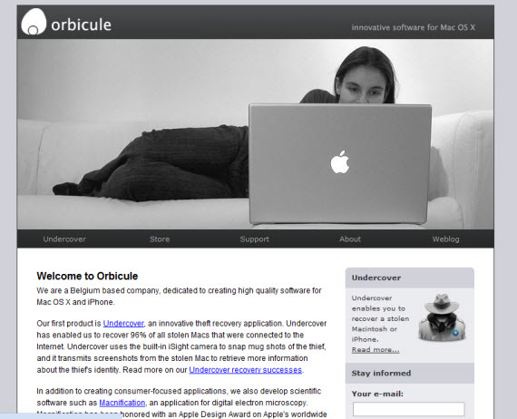 Orbicule-apple-inspired-website-designs