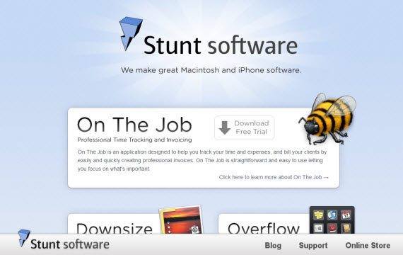 Stunt-software-apple-inspired-website-designs