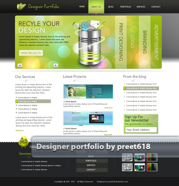 Design Portfolio Website