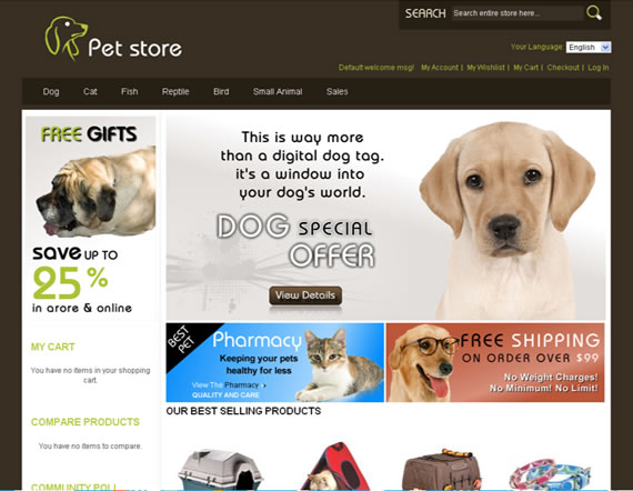 Free Beautiful Magento Themes 2011 For Your Online Store
