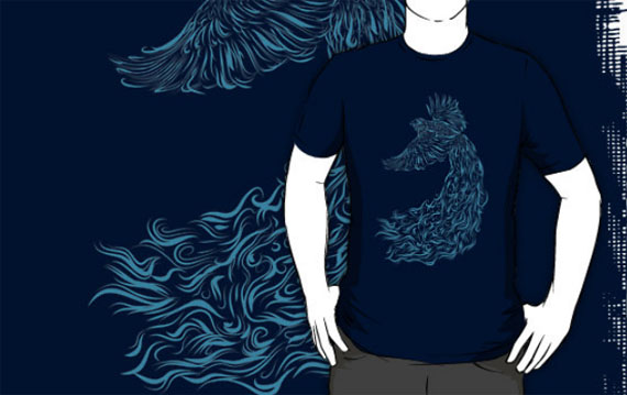 Bird-in-flight-cool-creative-tshirt-designs