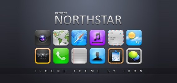 Иконки для iPhone Северная звезда