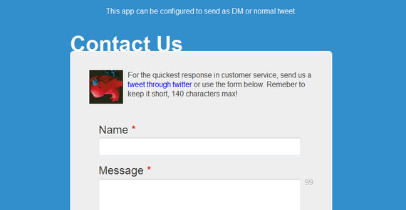 Twitter-php-jquery-premium-contact-form