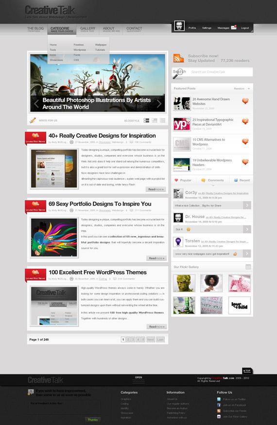 Creative-talk-inspiration-wordpress-blog-designs