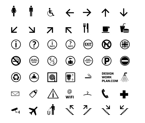 Symbol-signs-collection-icons-for-minimal-style-web-designs