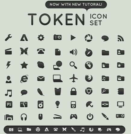 Token-icons-for-minimal-style-web-designs